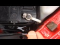 Vw polo battery tray walter accumulated how to clear drain holes 2000 6n2