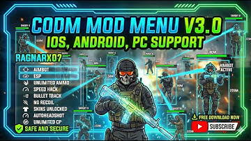 FREE CODM MOD MENU APK COD MOBILE +WALLHACK +AIMBOT + ESP | DOWNLOAD CHEATS NO RECOIL CODM APP