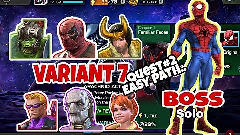 MCOC Variant#7 Arachind action Completion Guide || Variant 7.1.2 easy path