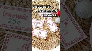 Christmas Elf Free Printable Props + Ideas for Elf Antics #shorts