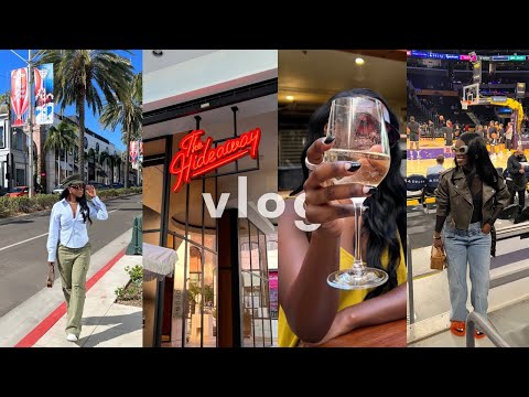 CALIFORNIA VLOG I | I SAW LEBRON JAMES, IT'S A SITUATIONSHIP, THE BLACK BARBIES, RODEO DRIVE, + MORE