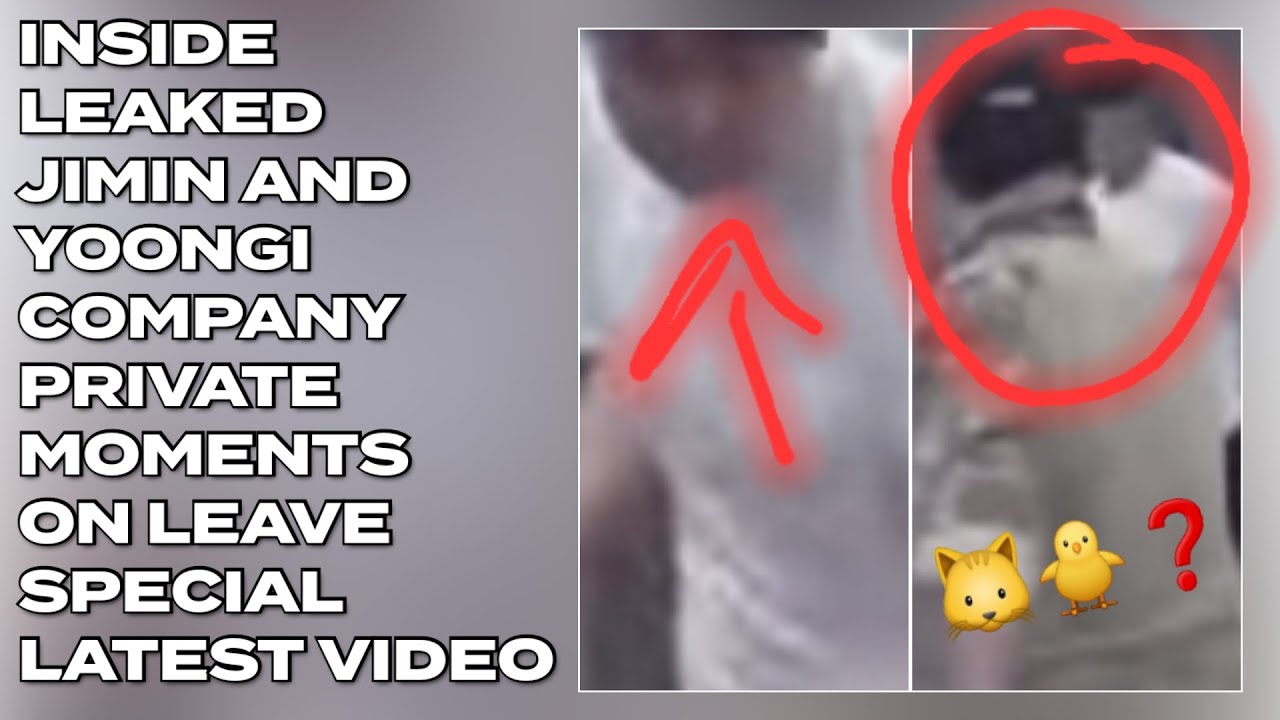 😱Inside Leaked Jimin & Yoongi Company Private Moments On Leave(New)bts