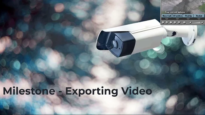 Milestone - Export Video