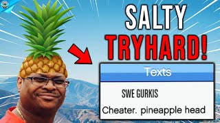 Download Lagu Fighting a salty tryhard griefer on GTA Online! MP3