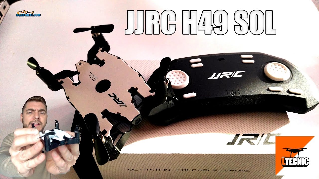 dronesense JJRC H49 SOL DRONE, foldable drone, Fpv wifi Review the thinnest drone on the market