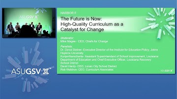 2109 ASU GSV Summit: K12 Program The Future is Now High Quality Curriculum as a Catalyst for Change