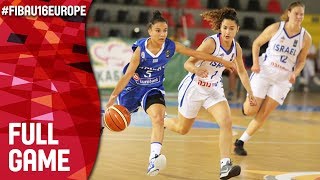 Israel v Greece - Full Game - FIBA U16 Women's European Championship 2017