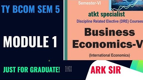 #economic tybcom sem 5 Module 1 #atkt