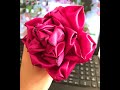 Роза из атласной ленты своими руками/  rose handmade