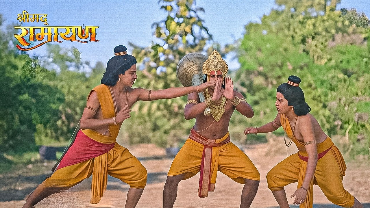 अंगद और Love-Kush के बीच हुआ कबड्डी का मुकाबला || Shrimad Ramayan || Full Episode ||