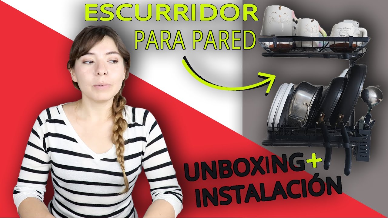 Instalación Locero platero con escurridor en acero inoxidable 