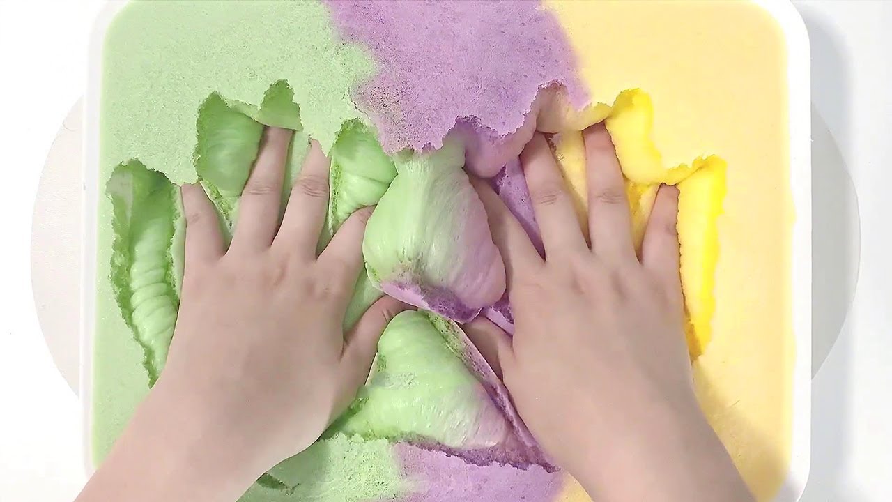 [ASMR]🌈🌈Super decompressed crispy and crispy iceberg🧊🧊, so easy to poke! [Sound Fetish]