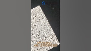 Precision-engineered Alumina Ceramic Foam Filter Plate