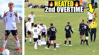 SOCCER GAME gets HEATED in DOUBLE OVERTIME! ⚽️🔥