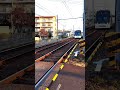 【鹿児島市電7001号】【二軒茶屋4号踏切】を通過します。 #shorts #路面電車 #train