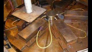 66" CAMPBELL ELEVATING RAIL UNIVERSAL VERTICAL GRINDER MODEL ER6672