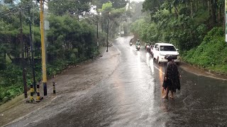 Ngeri hujan deras nekat nanjak di tanjakan auto grek