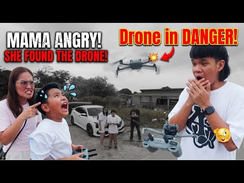 UNANG PALIPAD NG DRONE! LAGOT KAY MAMA si ANDRAKE