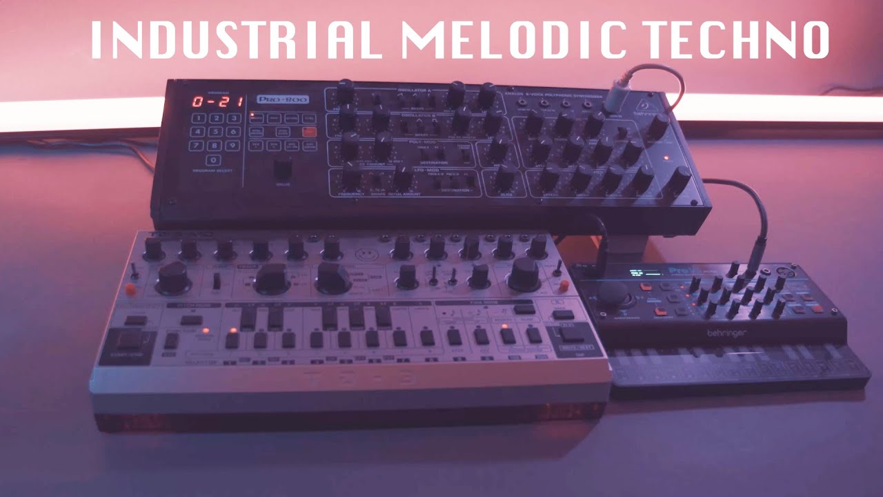 Behringer Pro 800, Pro VS mini & TD-3 MO - Industrial Melodic