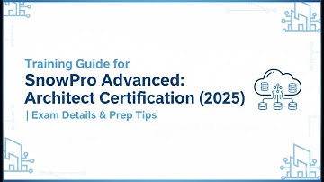Training Guide for SnowPro Advanced: Architect Certification (2025)
