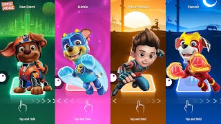 Zuma Vs Chase Vs Ryder Vs Marshall | Tiles Hop EDM Rush!