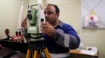 Orientation with Zero Azimuth in Leica Total Station TS09 Plus in English