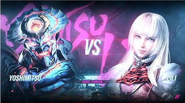 Tekken 8 Yoshimitsu vs Lili cpu vs cpu