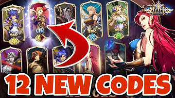 12 NEW Limited  Redeem CODES | Mythic Heroes: Idle RPG 2022