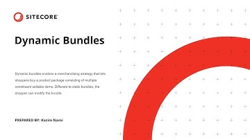 Sitecore Experience Commerce: Dynamic Bundles Explained