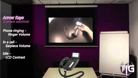 TIG Presents - Using The Mitel 5304 IP Telephone