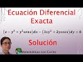 Ecuaciones Diferenciales Exactas | Ejemplo 2