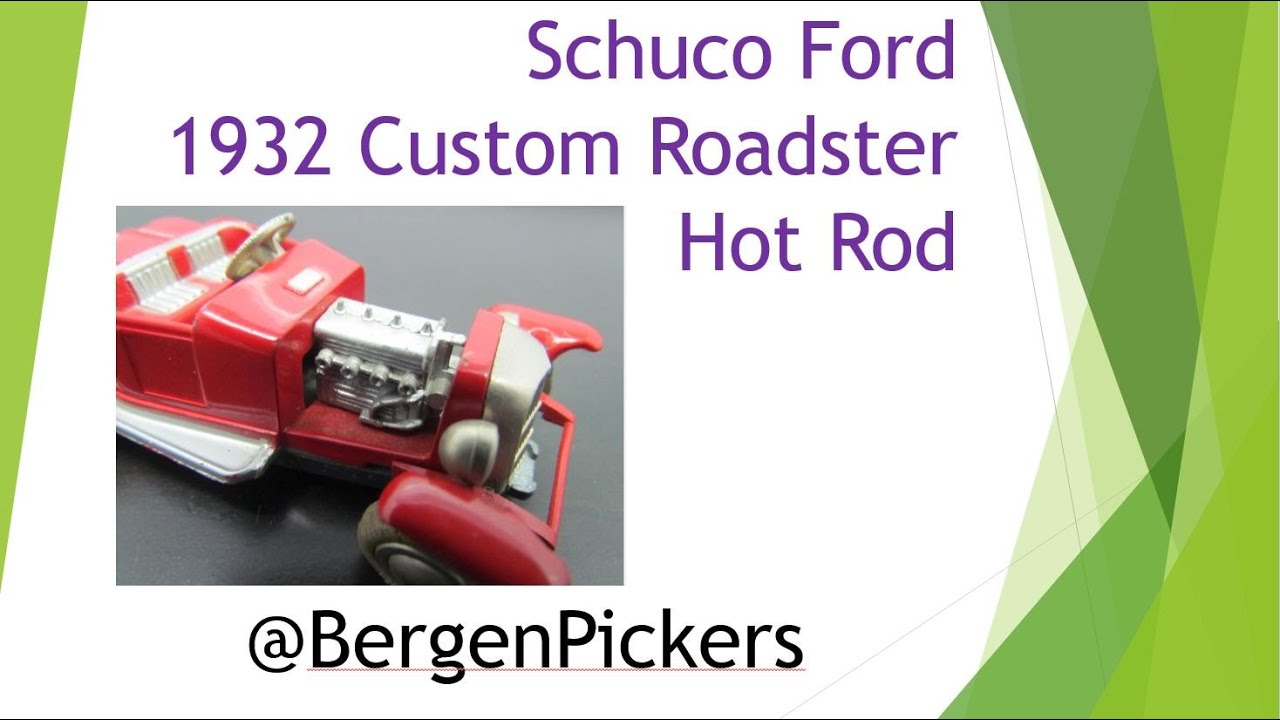 Schuco Micro Racer Nr 1036 Ford 1932 Custom Roadster Hot Rod Wind