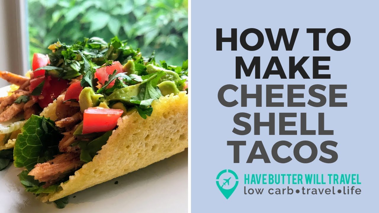 Keto Taco Salad w/ Cheese Taco Shells + Recipe Video