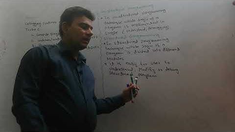 Difference between structured & unstructured programming-steps of c program-C Language Lecture No 9