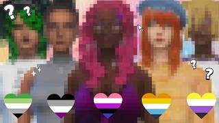 ☆ Pride Flags As Sims 🌈| Sims 4 CAS ☆
