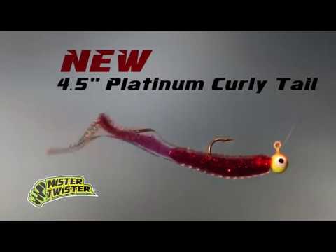 Mister Twister: New Platinum Curly Tail vs Twister Tail - Underwater  Footage! 