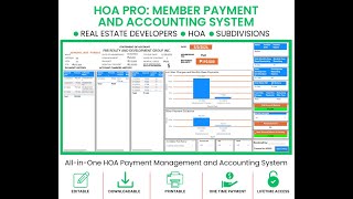 HOA PRO: MEMBER PAYMENT AND ACCOUNTING SYSTEM