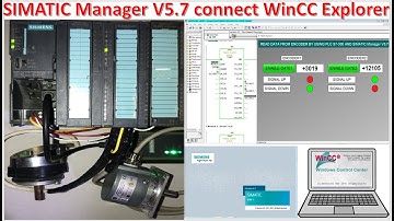 Encoders connect with WinCC Explorer V7.5 and Simatic Manager V5.7