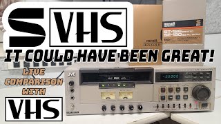 SVHS vs VHS  It REALLY Could Have Been Something Great! Live Video Comparison