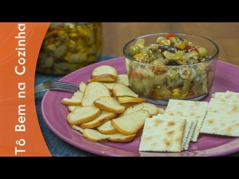 ANTEPASTO DE BERINJELA - Receita de caponata de berinjela (Episódio #97)