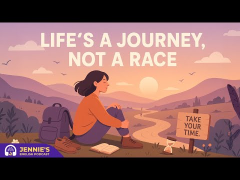 Life S A Journey Not A Race English Chill With Jennie English Podcast