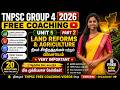 நில சீர்திருத்தங்கள் மற்றும் விவசாயம்🔥TNPSC Group 4 2026 FREE Coaching | Unit 5 Part 2 |