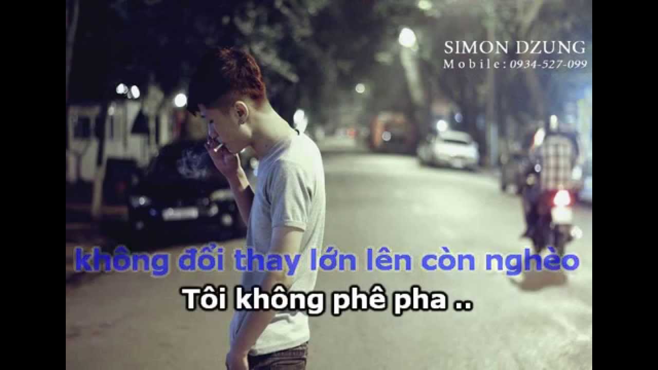 Karaoke Beat] Con Nhà Nghèo - Vanh Leg - Youtube