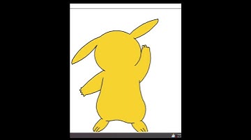 Drawing Pikachu using Python Turtle only