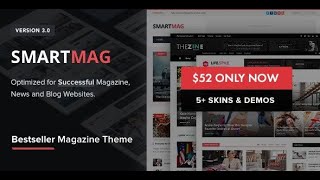 Smartmag Theme Bangla Tutorial | How To Create A Blog or News Website
