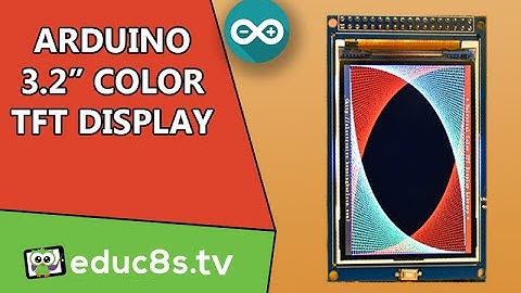 Arduino Tutorial: Using the 3.2" Color TFT display for Arduino from Banggood.com