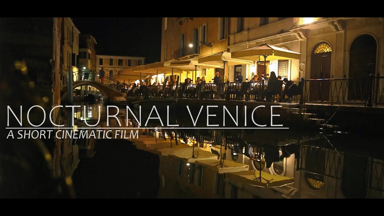 Nocturnal Venice - Night Gondola Ride in 4K