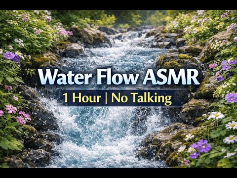 Water Flow ASMR 1 Hour | No Talking - YouTube
