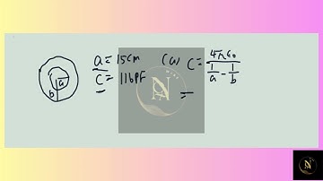 [Physics] A spherical capacitor is formed from two concentric, spherical, conducting shells separate
