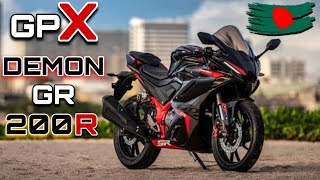 GPX DEMON GR 200R🔥|| বাজারে আসছে নতুন গতিতে 😱|| Top Speed, Milage, Price💸 Full Review 💯 #gpx #200r